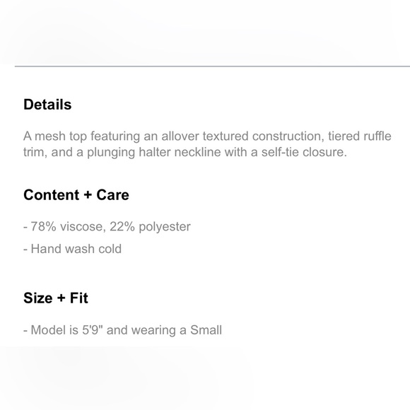 Black halter top - Picture 6 of 6